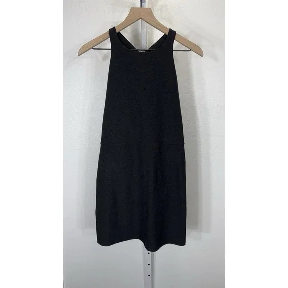 Beyond Yoga Spacedye Refocus Dress Size Medium Black Heather - Picture 2 of 6
